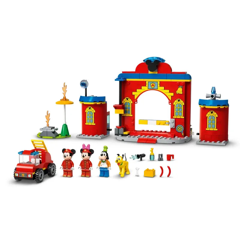 LEGO 10776 - Mickey & Friends Brandweerkazerne & Auto