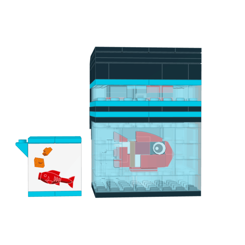 LEGO 5009823 - Aquarienfilter und Fischfutter