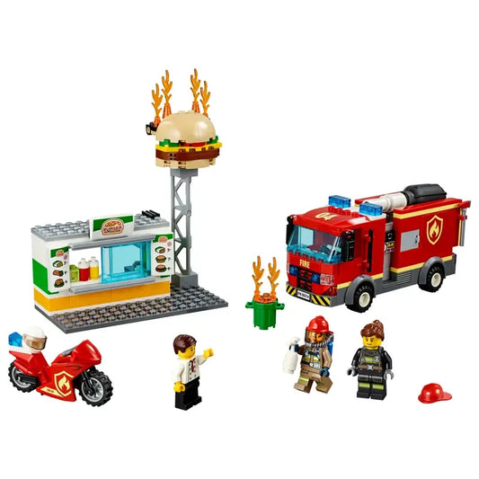 LEGO 60214 - Brand Bij Het Hamburgerrestaurant