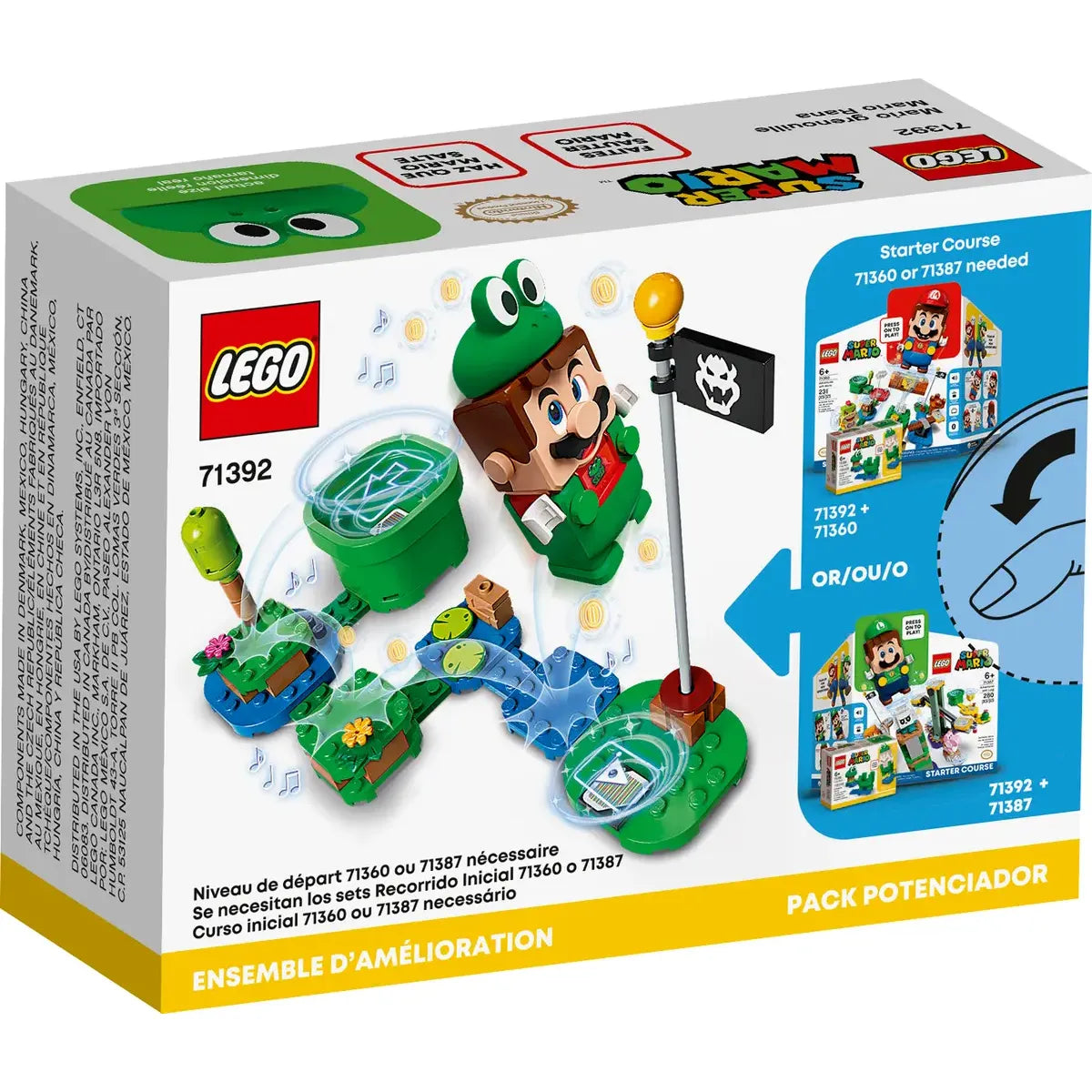 LEGO 71392 - Power-uppakket: Kikker-Mario