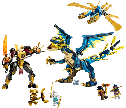 LEGO 71796 - Elementdraak vs. de Mecha van de Keizerin
