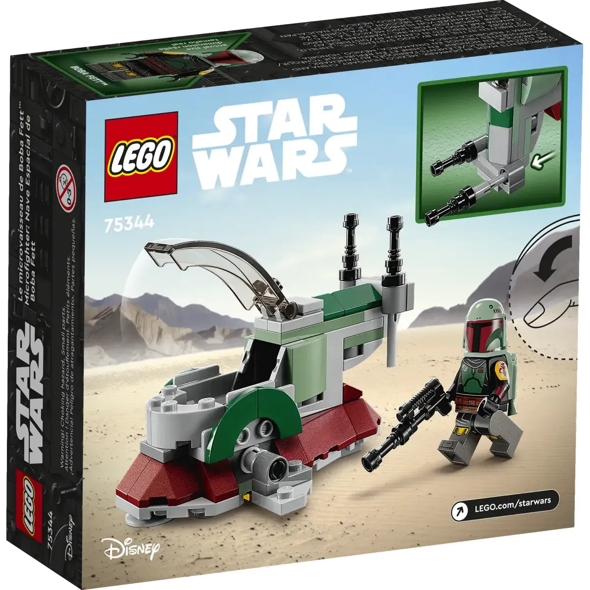 LEGO 75344 - Boba Fett's Sterrenschip Microfighter