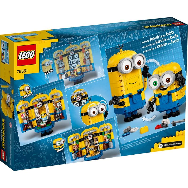 LEGO 75551 - Minions-figuren van Stenen en hun Schuilplaats
