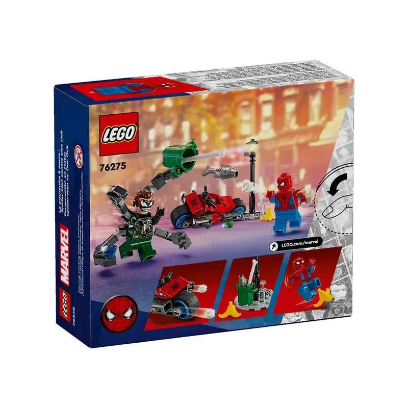 LEGO 76275 - Motorachtervolging: Spider-Man vs. Doc Ock