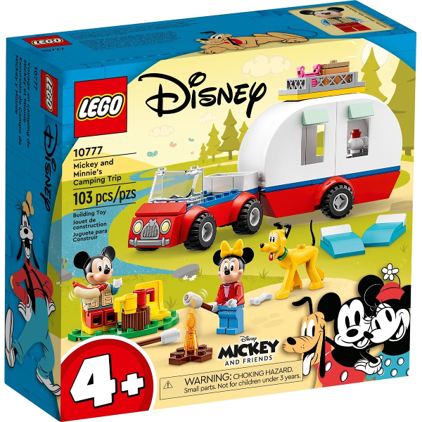 LEGO 10777 - Mickey & Minnie Mouse Kampeerreis