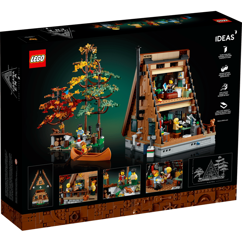 LEGO 21338 - A-Rahmen-Waldhütte Modellbausatz