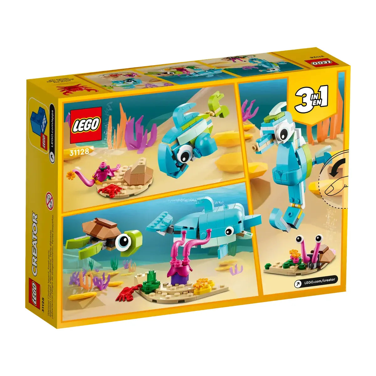LEGO 31128 - Dolfijn en Schildpad
