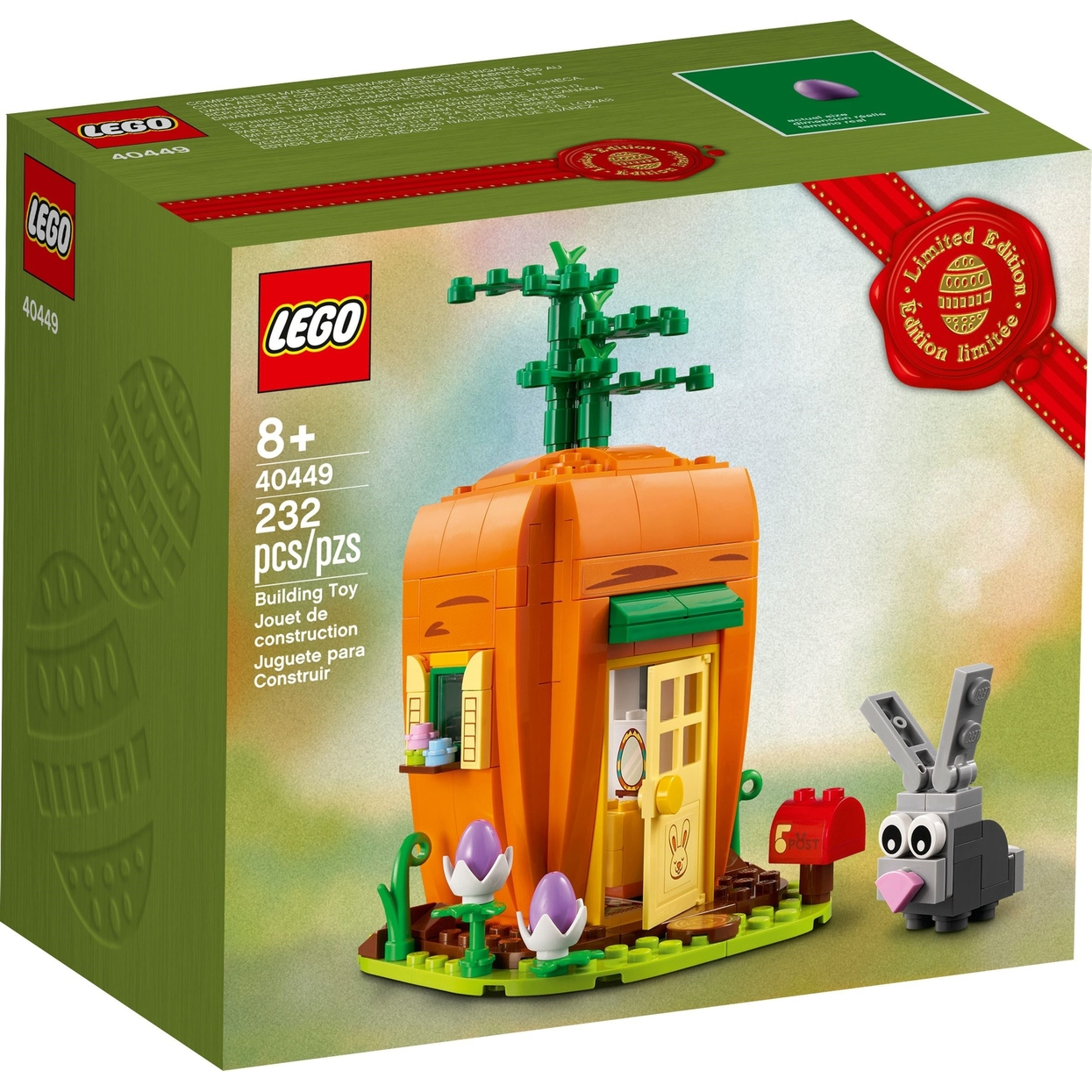 LEGO 40449 - Het wortelhuis van de paashaas