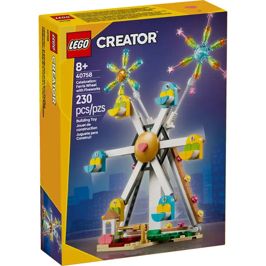 LEGO 40758 - Reuzenrad met vuurwerk
