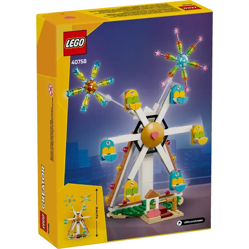 LEGO 40758 - Reuzenrad met vuurwerk