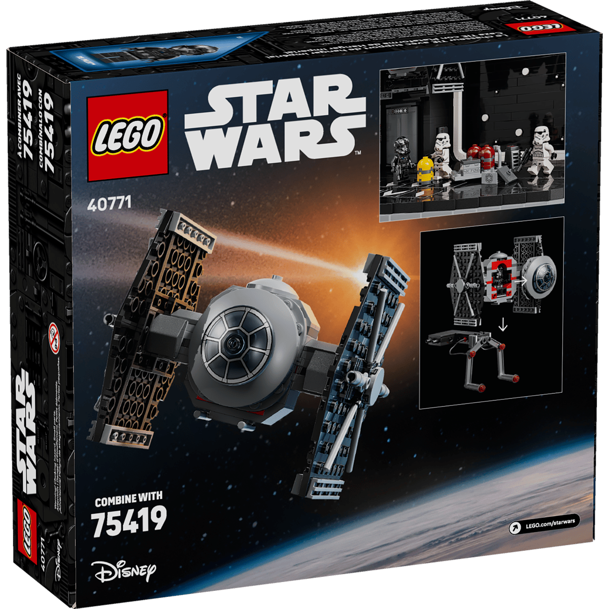 LEGO 40771 - Tie Fighter met Hangarbevestiging