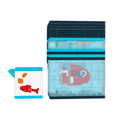 LEGO 5009823 - Aquarienfilter und Fischfutter