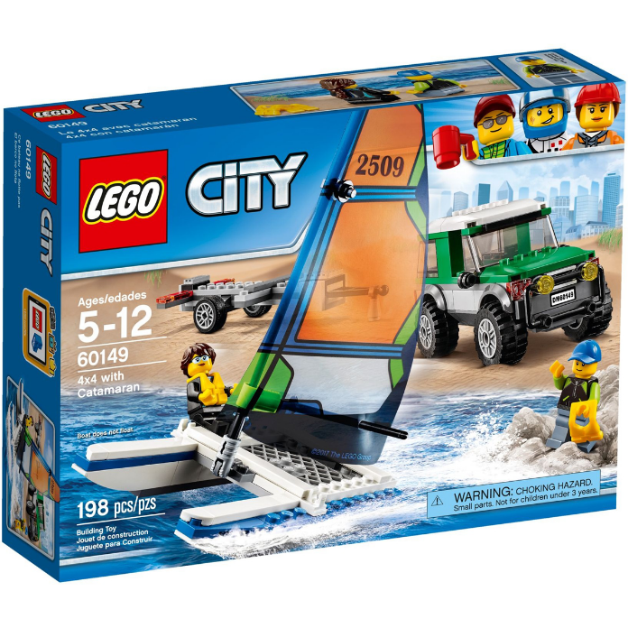 LEGO 60149 - 4x4 met catamaran