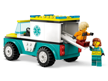 LEGO 60403 - Ambulance en Snowboarder
