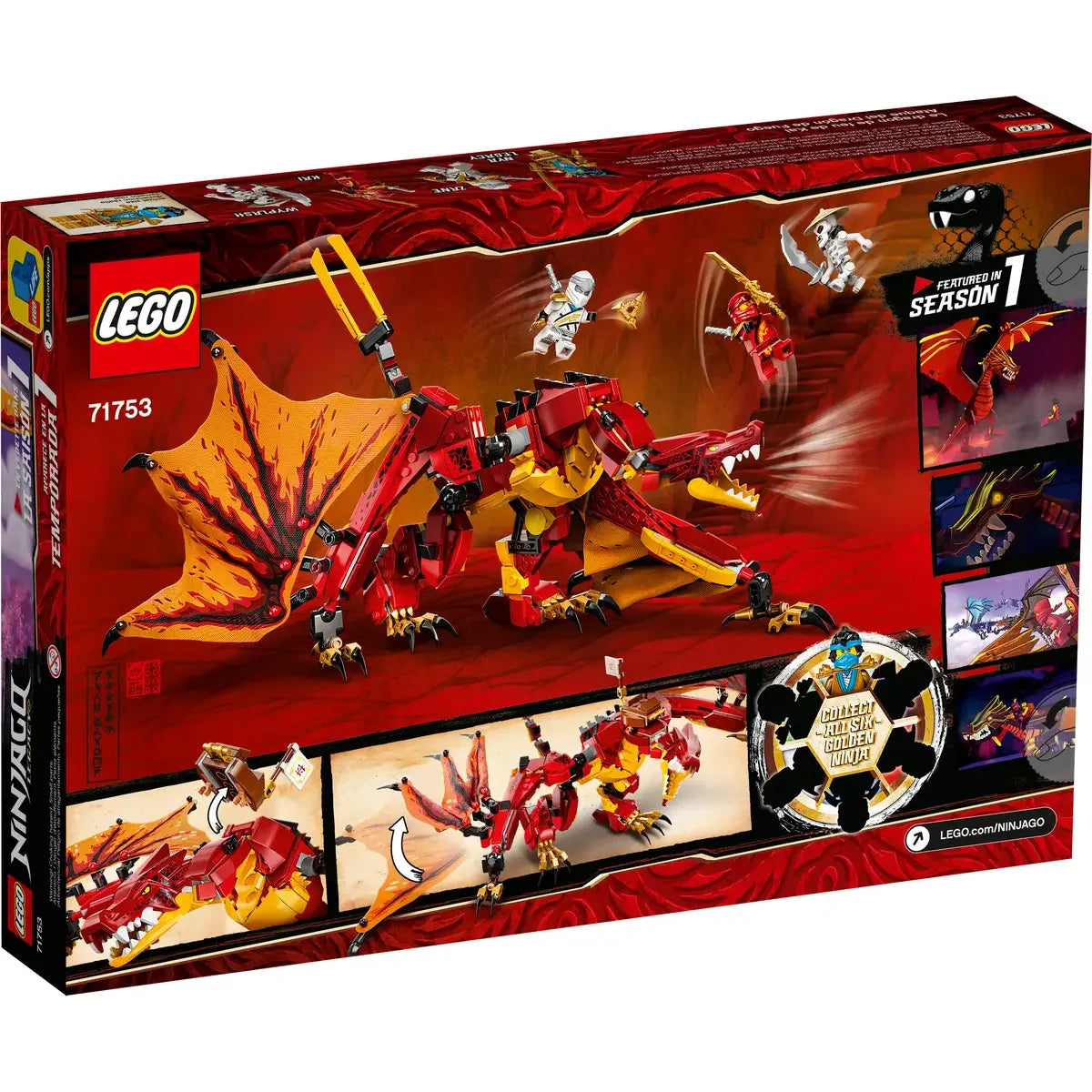 LEGO 71753 - Vuurdraak Aanval