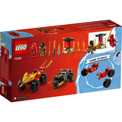 LEGO 71789 - Kai en Ras' Duel Tussen Auto en Motor