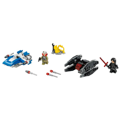 LEGO 75196 - A-wing vs. TIE Silencer Microfighters