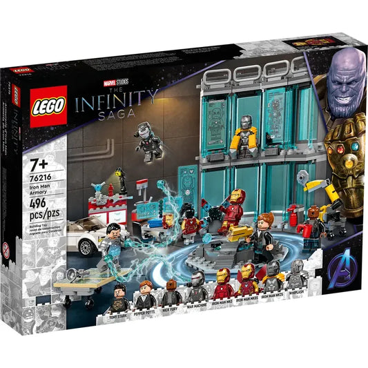 LEGO 76216 - Iron Man Wapenkamer