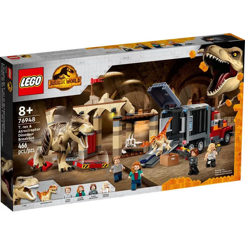 LEGO 76948 - T. rex & Atrociraptor Dinosaurus Ontsnapping