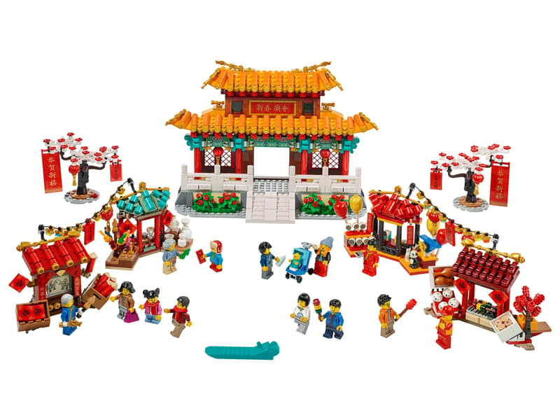 LEGO 80105 - Tempelmarkt voor Chinees Nieuwjaar