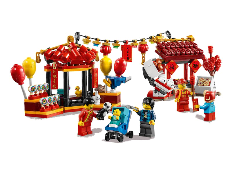 LEGO 80105 - Tempelmarkt voor Chinees Nieuwjaar