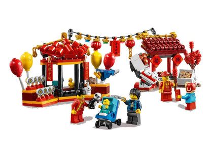 LEGO 80105 - Tempelmarkt voor Chinees Nieuwjaar