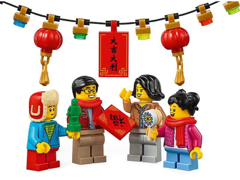 LEGO 80105 - Tempelmarkt voor Chinees Nieuwjaar