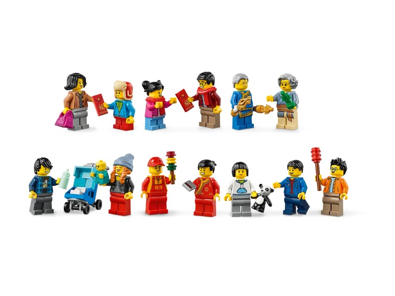 LEGO 80105 - Tempelmarkt voor Chinees Nieuwjaar