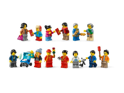 LEGO 80105 - Tempelmarkt voor Chinees Nieuwjaar