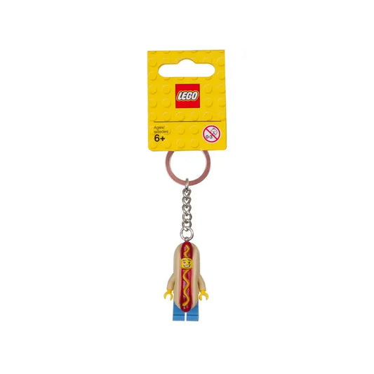 LEGO Schlüsselanhänger – Hotdog-Verkäufer
