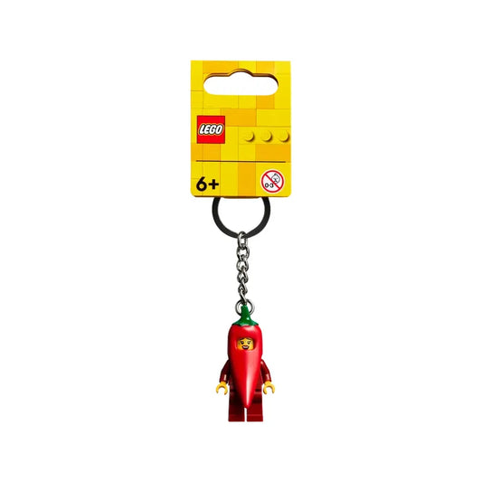 LEGO Schlüsselanhänger - Mädchen im Chilischoten-Anzug