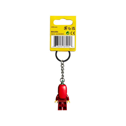 LEGO Sleutelhanger - Meisje in Chilipeperpak